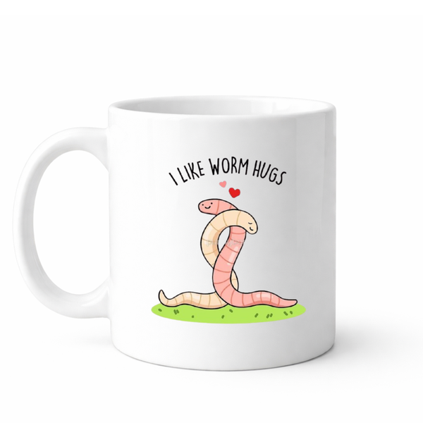 I like worm hug - Valentines - Relationship mug