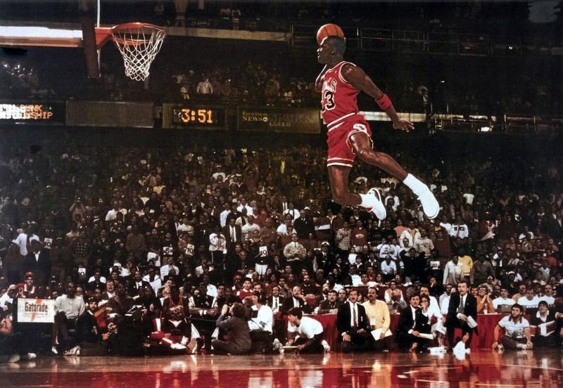 Michael Jordan (Slam Dunk) Poster