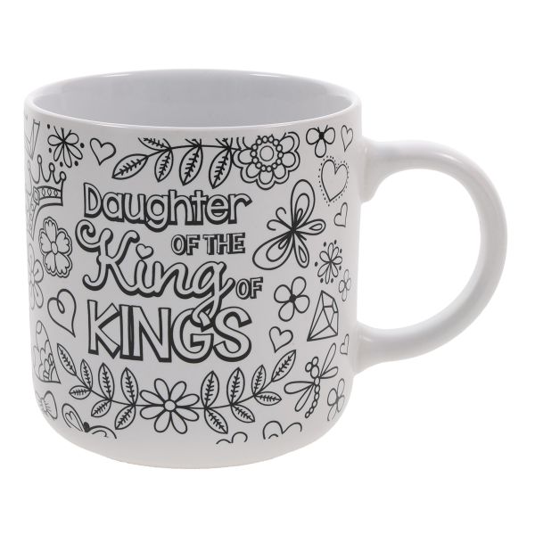 Coloring Mug - Daughter of the King of Kings