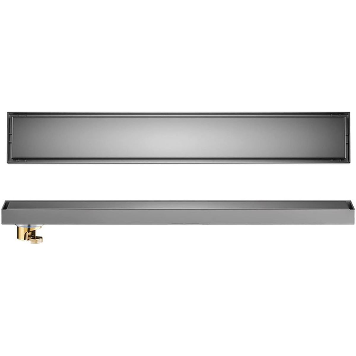 8x60cm Shower Channel Drain - Stainless Steel