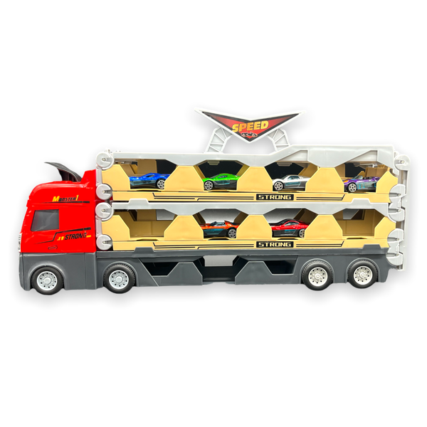 XL Catapult Toy Truck Carrier - Mega Toy Car Set for Boys