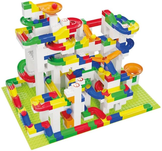 Hubelino - Marble Run Mega Building Box - 585 Pieces