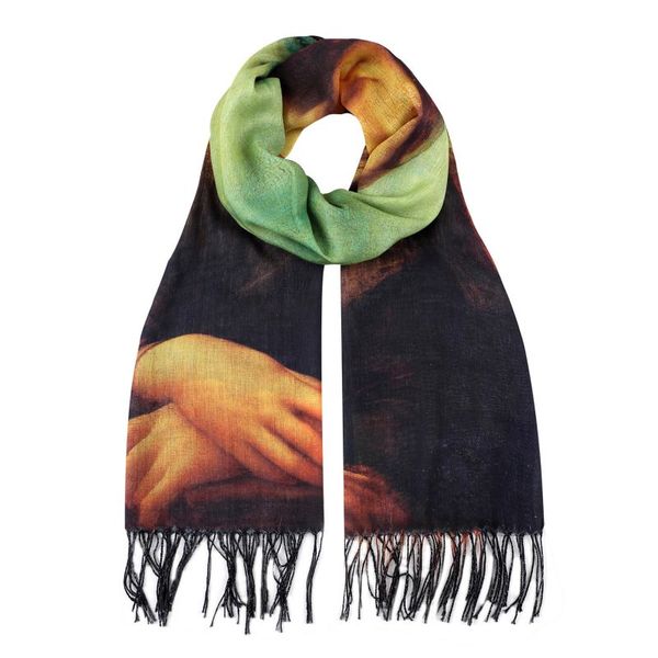 SoGood-Candy Scarf - Art Print - Mona Lisa