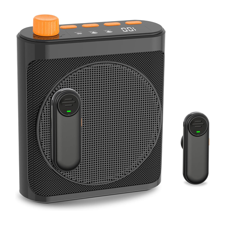 Voice Amplifier Wireless Microphone forTeachers/Classroom/Yoga/Meeting Image