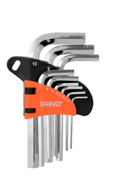 Shind 9 Piece Small Hexagonal Key Set