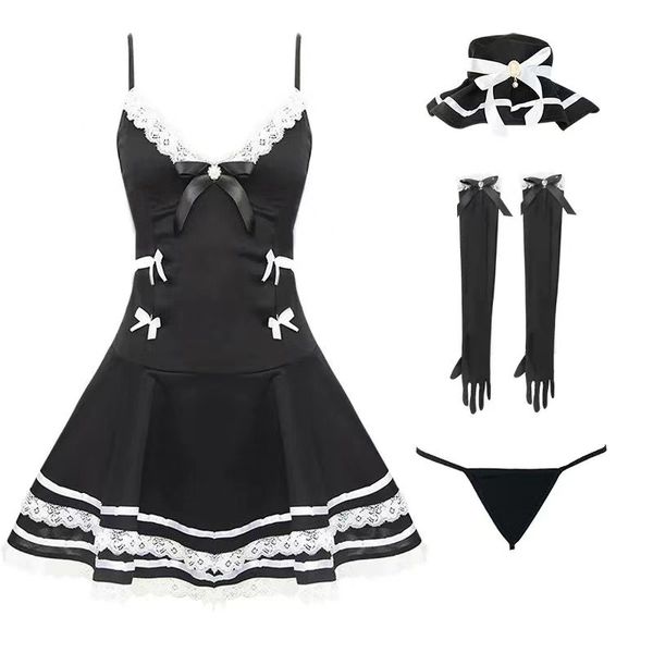 Women Unique Lingerie Cute Princess Dress Sling Cose-play Game Uniform