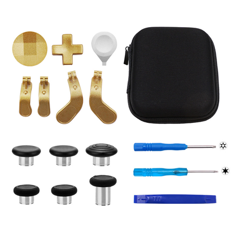 17pcs Gold Accessories Set for XBOX ONE Elite Series 2 Controller Image