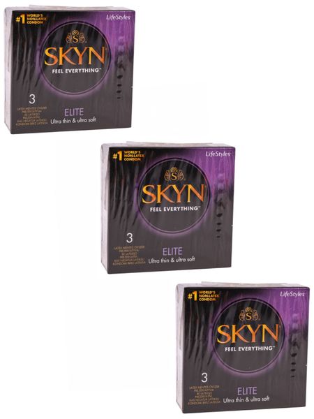 SKYN Elite Condoms (Ultra thin &amp; Ultra soft) - 9 condoms