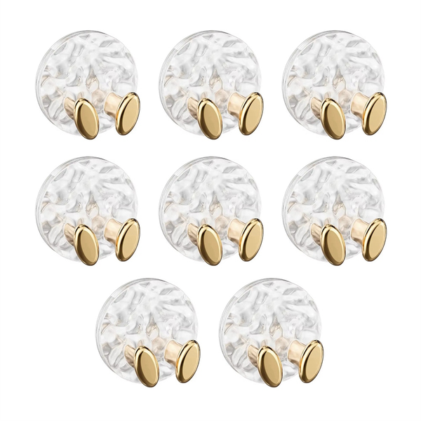 Strong Adhesive Plug Hooks Wall-Mounted Organizer for Kitchen
