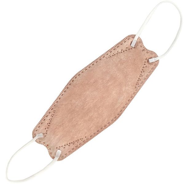 Twisty Bobbles Face Mask - KF94 Salmon Pink 4Ply Protective Mask - Pack of 10