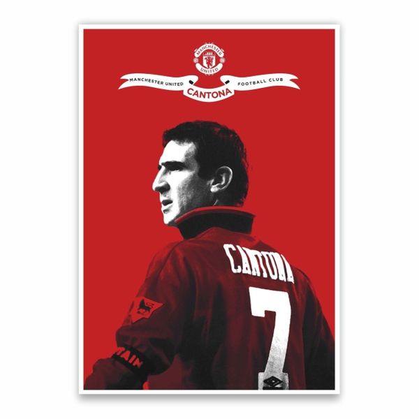 Eric Cantona Manchester United Poster - A1