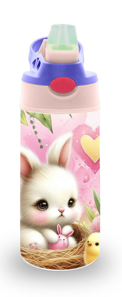 Girly Safari Animals Design 10 12oz Double walled Stainless Steel Bottle