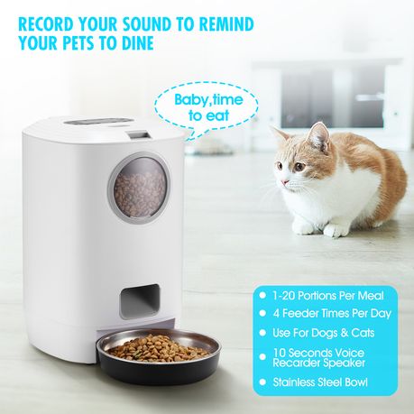 Animals Inc. Automatic Pet Feeder Food Dispenser