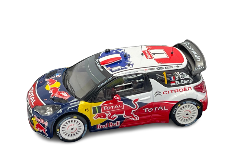 Citroen DS3 WRC Red Bull Winner Monte Carlo 2012 S. Loeb Model Car RAM482
