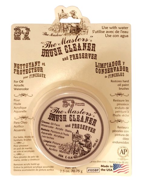 The Masters Brush Cleaner and Preserver 2.5oz