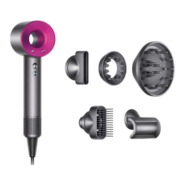 Professional Supersonic Hair Dryer With 5 Styling Attachments