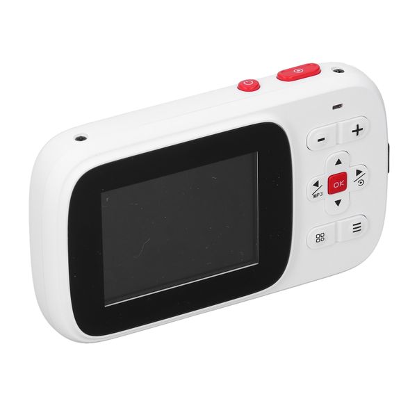 Compact Camera 72MP, 2.5K, 16X Zoom, AF, 2.4" IPS, For Travel, White