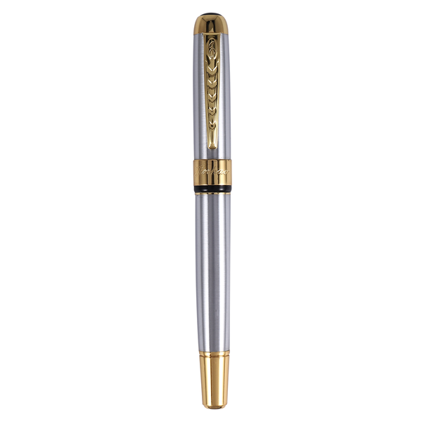 Jinhao 250 Frosted White Gold Fountain Pen M Nib Fountain Pen Gift Festival