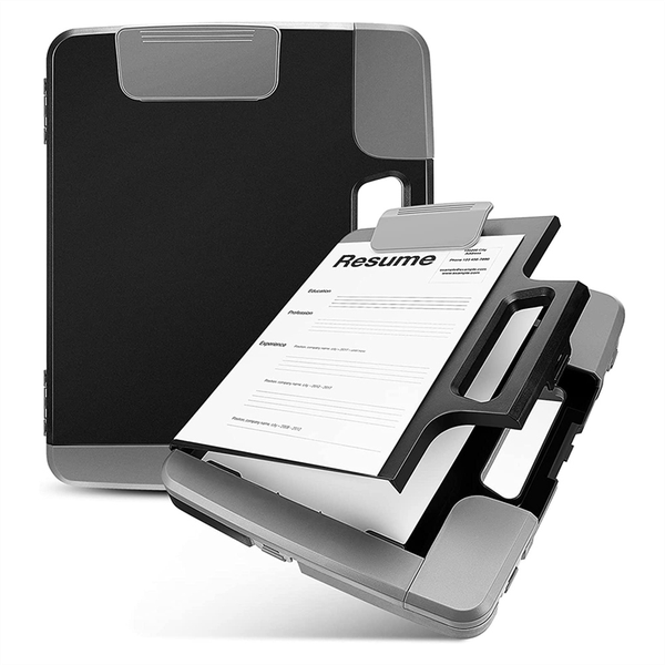 Black Clipboard with Storage Plastic Clipboard Storage Case