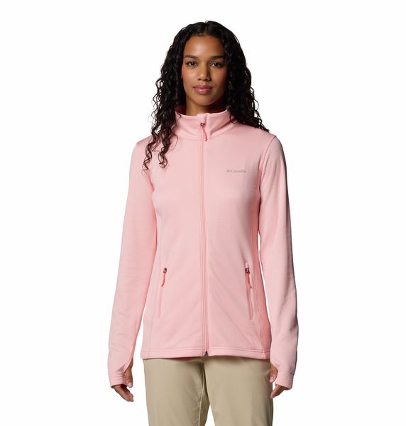 Columbia - Women's Park View Grid Fleece Full Zip Jacket - Pink Sand