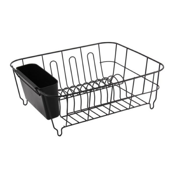 Casa - Catania 301 Dish Drainer - Rubberized - Black