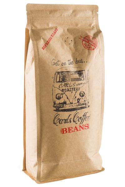 Carls Coffee - Espresso Roast Beans for that Strong Coffee Buzz - 1kg