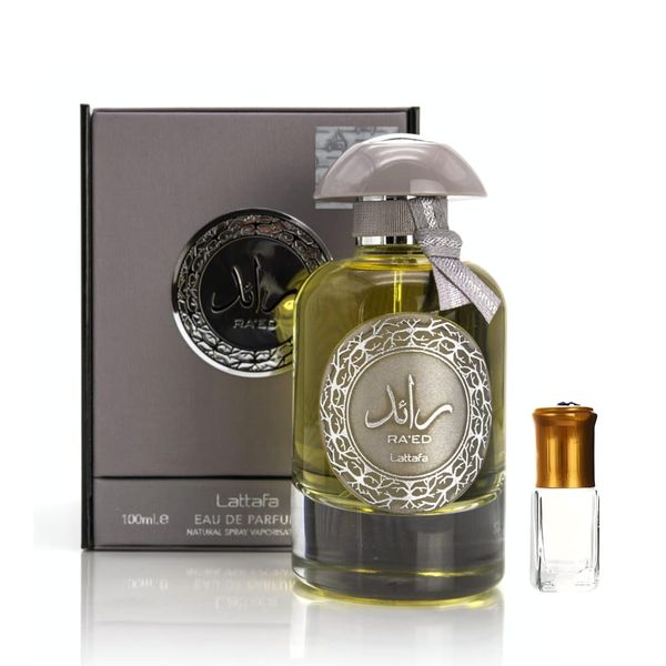 Ra'ed Grey Eau de Parfum - 100ml + Perfume Oil
