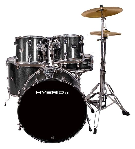 Hybrid MI HD5 - Lazer Black Drum Kit
