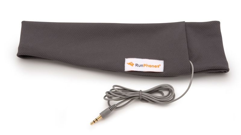 Runphones - Classic Headphones for Jogging and the Gym – Colour: Grey