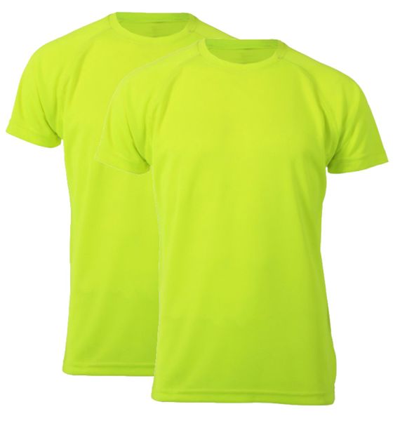 Moisture Wicking T-Shirt - Lime (2 Pack image