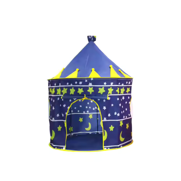 Castle-Themed Indoor and Outdoor Playhouse