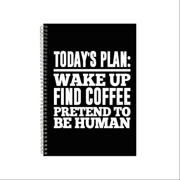 Coffee 7 Notebook Gift Idea A4 Notepad Pad 62