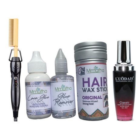 Brazilian Wigs Kit- Hot Comb, Glamour Spray, Wax Stick & Glue Remover, Shop Today. Get it Tomorrow!