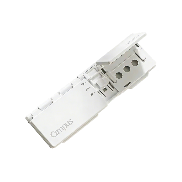 Portable Loose-Leaf Paper Punch Compact Manual Lever Puncher