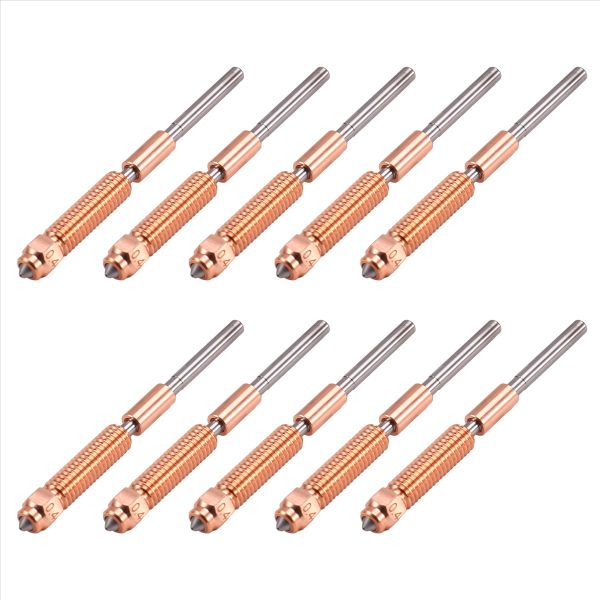 10 Pcs Nozzle 0.4Mm Quick-Swap for K1C K1 Max Ender-3 Compatible with None