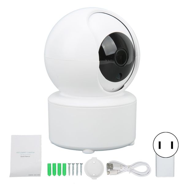 Indoor Pan-Tilt WiFi Security Camera US Plug