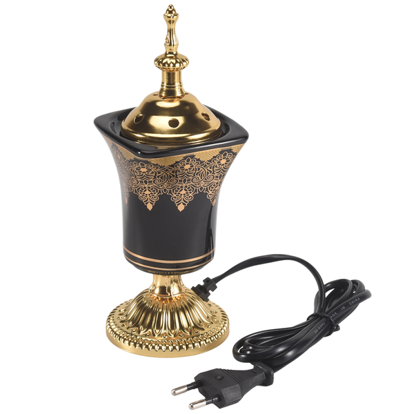 Vintage Electric Incense Burner Home Office Yoga Spa Ornament EU Plug