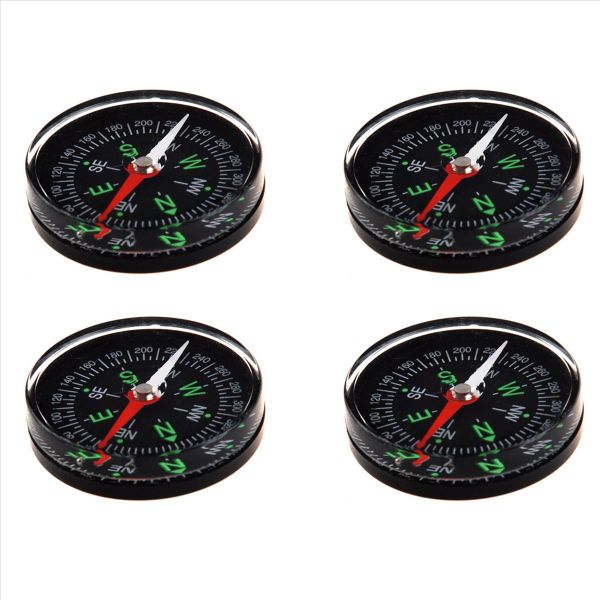 Clear Liquid-Filled Camping Compass Hiking Outdoor Scouts Kit 40mm