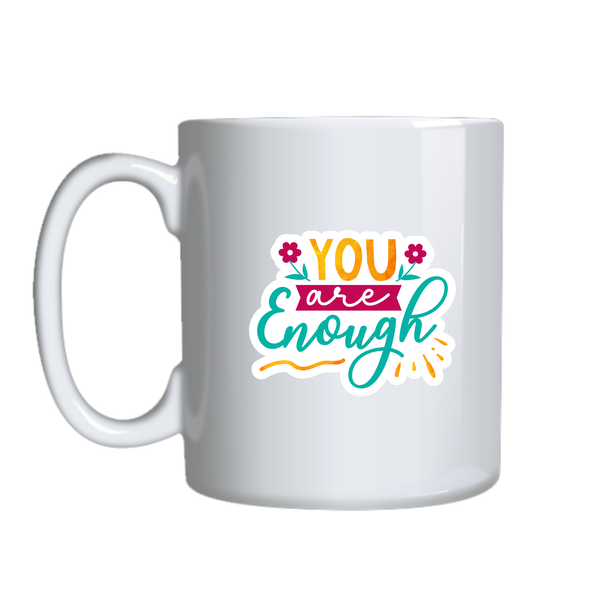 Enough Coffee Mugs Trendy Positive Vibes Graphic Cup Birthday Present 032