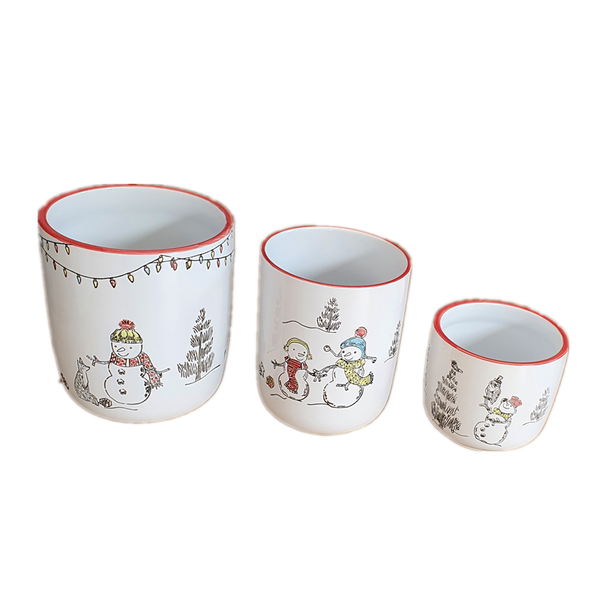 Christmas Series Snack Jar Set of Three