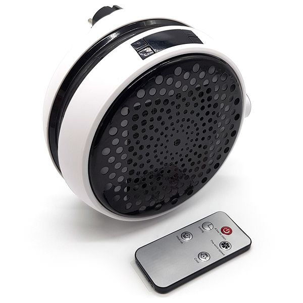 Bufftee Mini Round Winter Heater - 1000w Plug Fan Heater - WinterWihte