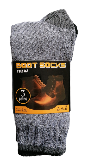 Boot Socks for Men - UK Size 7-11
