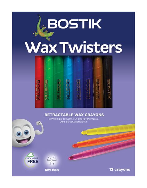 Bostik Wax Twisters - 12 Piece