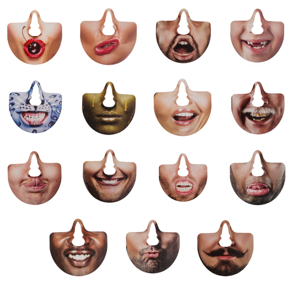 Photo Booth Accessories - Fun Disguise Nose Masks Photo Props- Set of 15