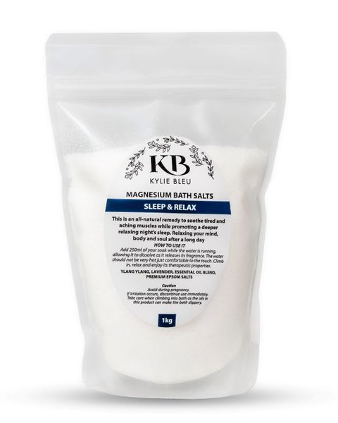 Kylie Bleu - Magnesium - Sleep &amp; Relax Bath Salts (Award Winner 2025)
