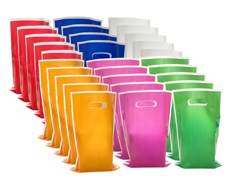 60 Multi-Coloured Loot/Sweet Bags