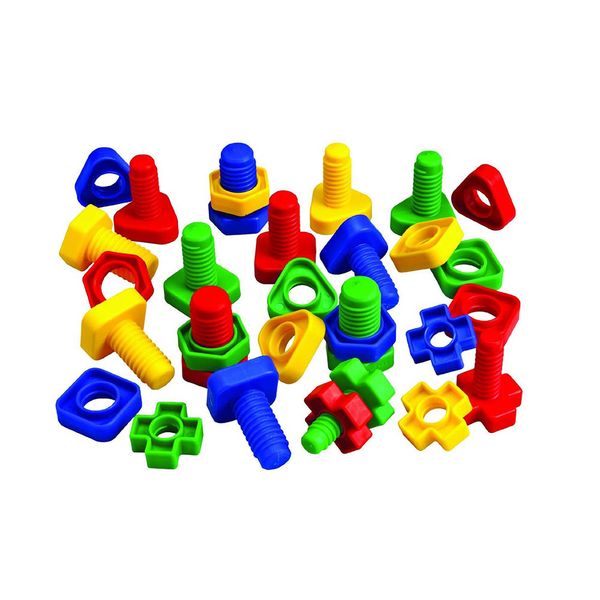 Greenbean Nuts &amp; Bolts - 32 Pieces Jar