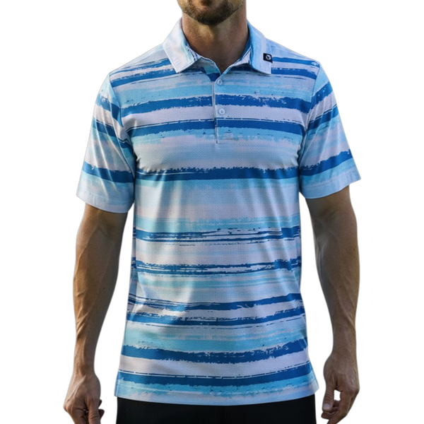 CA Airdry Golf Shirt - Horizon Lines