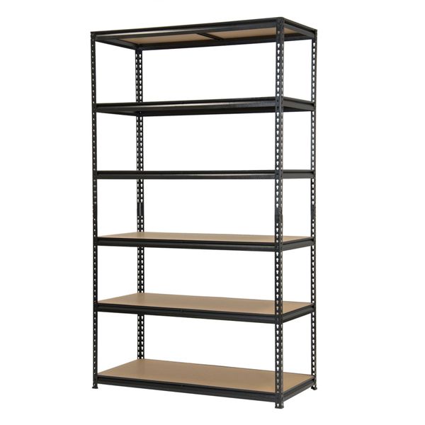 6 Layer Shelf Matt Black - Fine Living