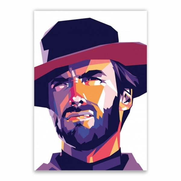 Clint Eastwood Cowboy Poster - A1